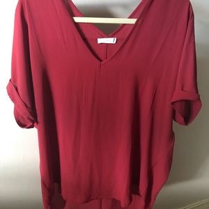 Lush chiffon top M